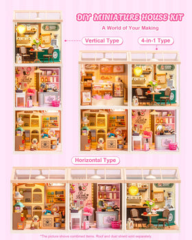Rolife Pink Beauty Secret daisy-chain lighting enables simple, powered room illumination.