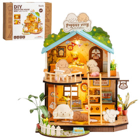 Rolife Puppy Villa adds collectible value to your mini world