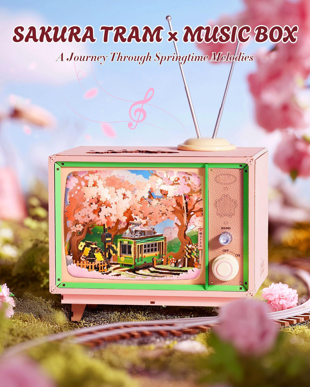 Rolife Sakura Dreamy Tour desktop-friendly Japan-inspired room accent