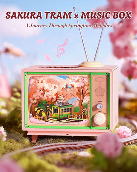 Rolife Sakura Dreamy Tour desktop-friendly Japan-inspired room accent