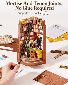 Rolife Snap-Fit Design for easy, mess-free construction