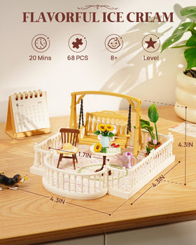 Rolife 68-piece kit enables quick setup for instant diorama expansion.