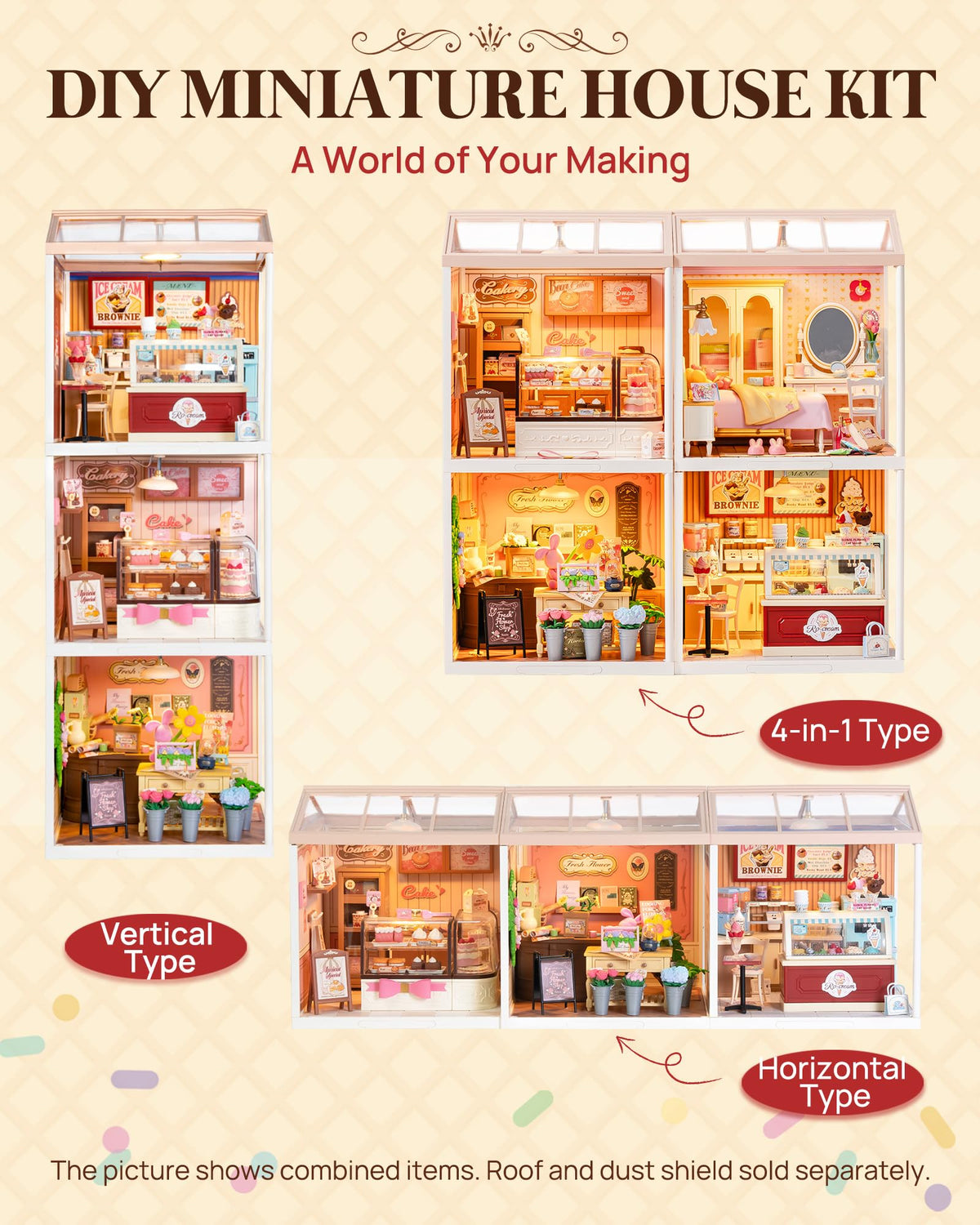 Rolife Super Creator compact diorama size fits desks and shelves