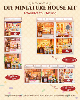 Rolife Super Creator compact diorama size fits desks and shelves