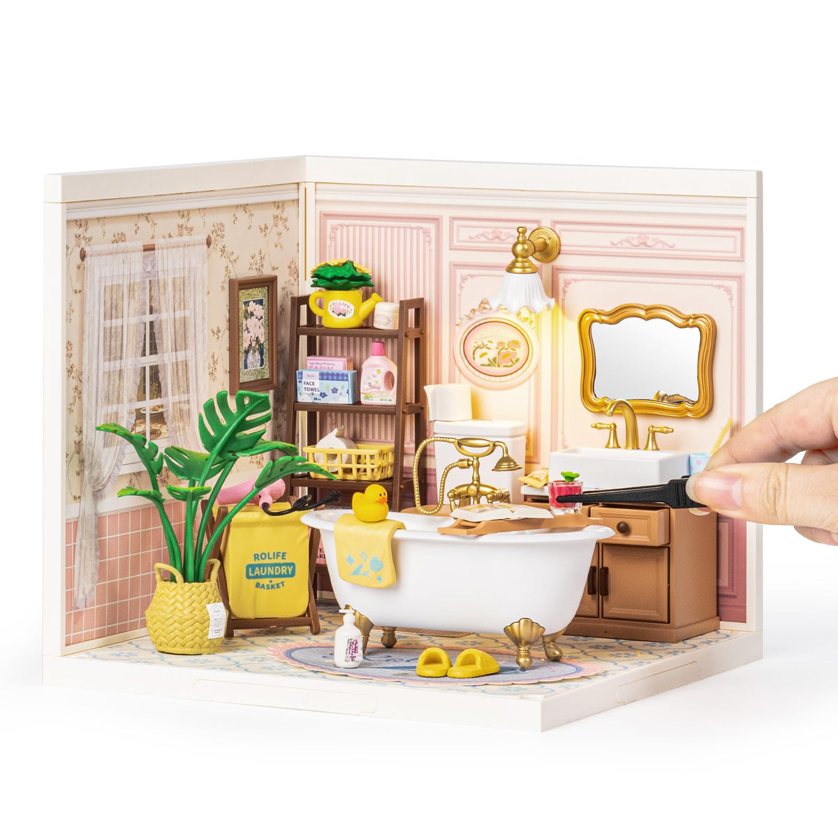 Rolife Super Creator miniature house detailed parts highlight quality and planning