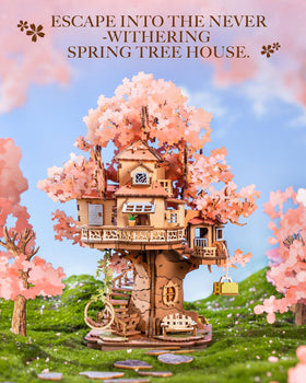 Rolife swing and spiral stairs detail for storytelling display
