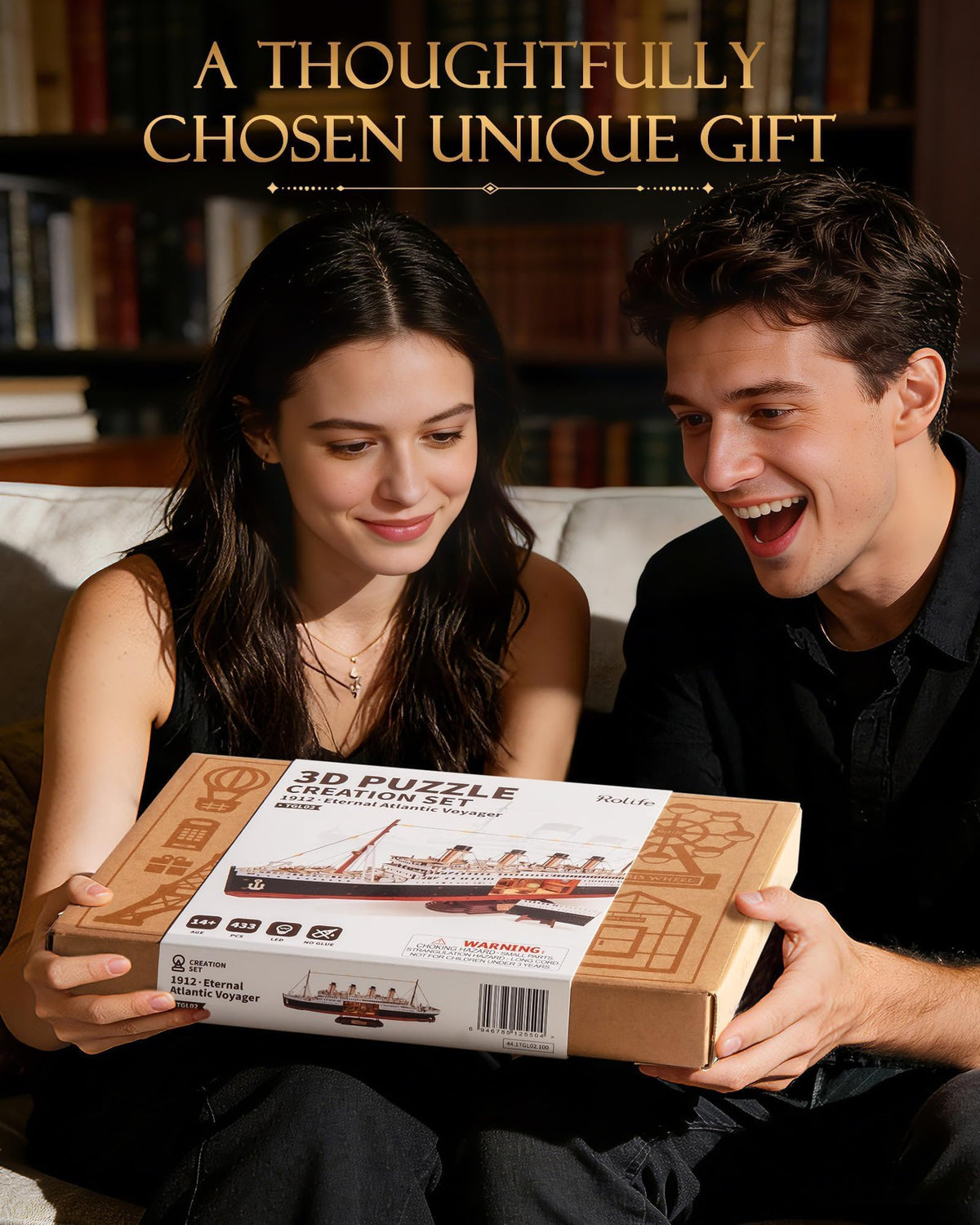 Rolife Titanic ready-for-display piece adds visual interest to any room