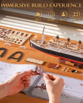 Rolife Titanic structure and design showcase authentic detailing