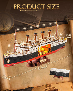 Rolife Titanic unboxing reveals sturdy kit and clear parts