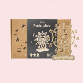 Rolife wind-up music movement and rotating wheel reveal.