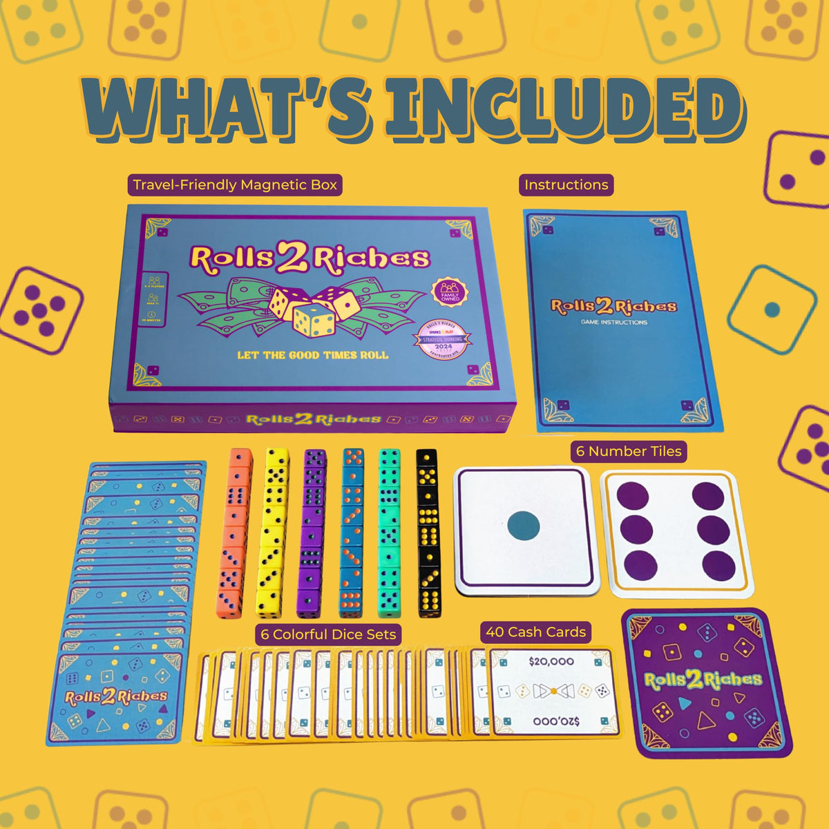 Rolls 2 Riches card draw shows strategic choices.