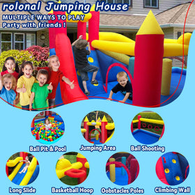 rolonal bounce house obstacle poles encourage imaginative obstacle courses