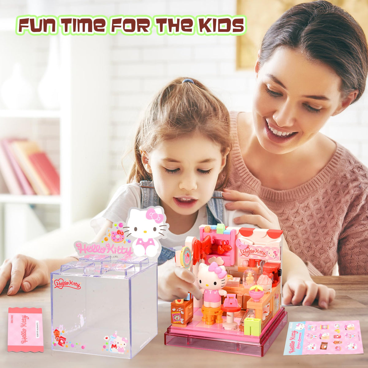 ROLOSO Cute Building Bricks ideal room decor and fan display.