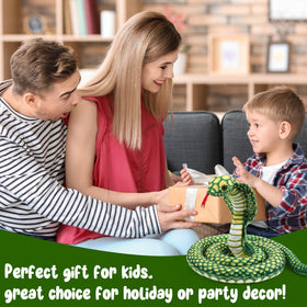 Romart cobra snake plush makes a memorable gift for reptile lovers