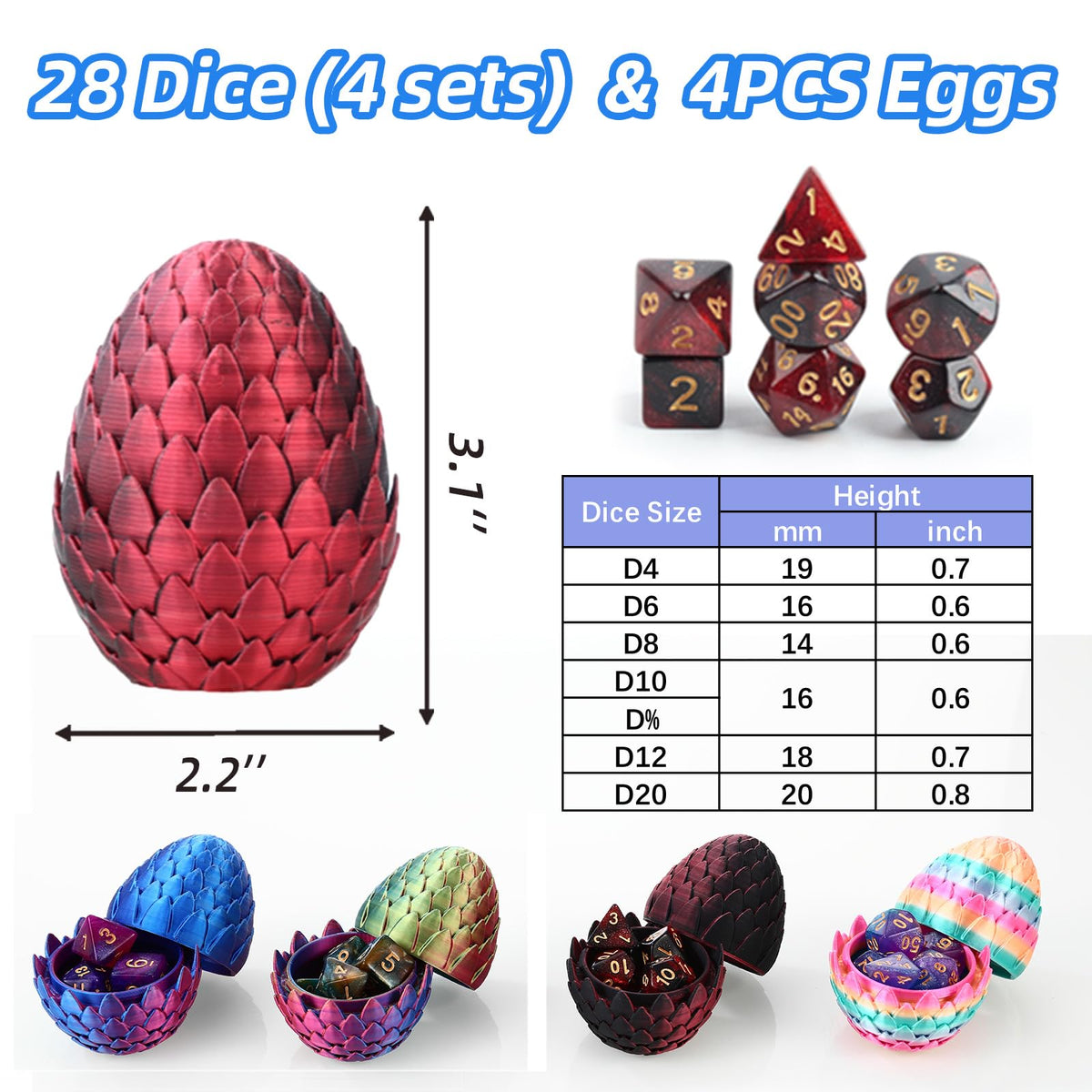 Romcpus easy-twist dragon egg opens smoothly for quick storage.