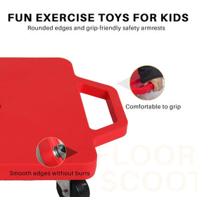 Romrex scooter board wheels are sturdy rubber for smooth, durable rolling.