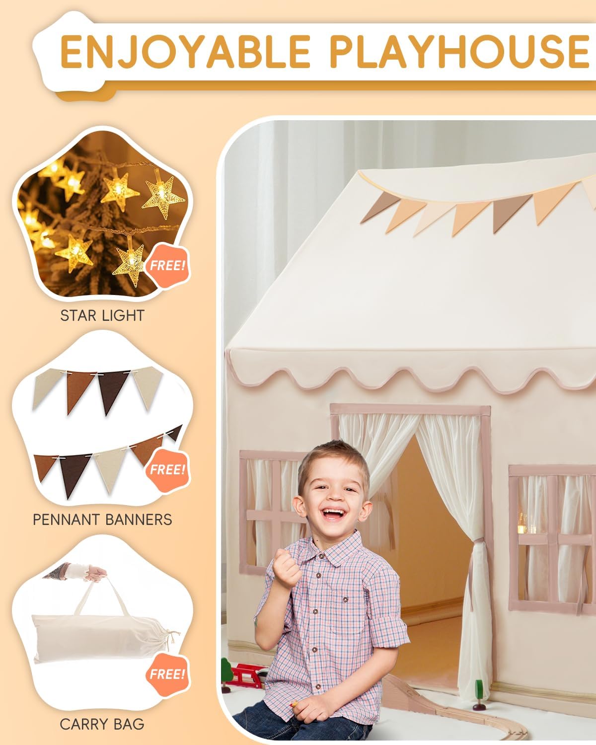 RONGFA detachable washable base keeps play area clean