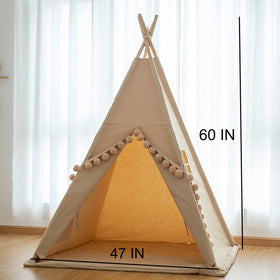 RONGFA indoor playroom decor teepee adds charming ambiance.