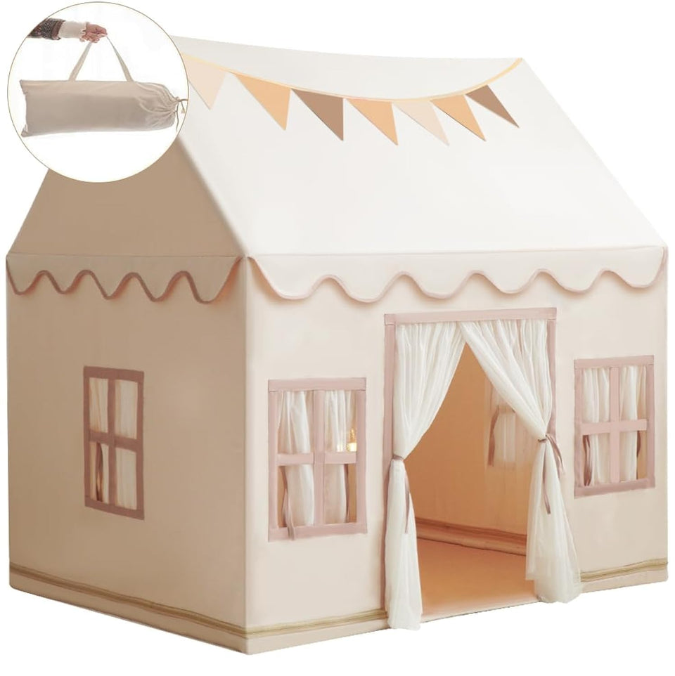 RONGFA large kids tent with star lights creates magical play space