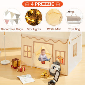 RongFa Playhouse included accessories with poles and cover for quick setup