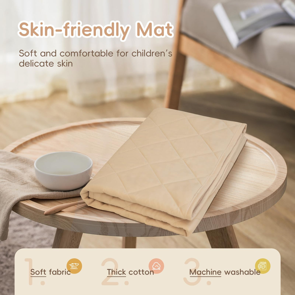 RongFa Playhouse washable base cloth for easy cleanup after play