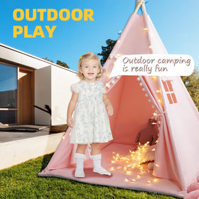 RONGFA teepee tent outdoors for backyard play