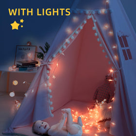 RONGFA teepee with star lights for magical ambiance