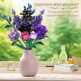 Rongmeiz flexible-petals-leaves allow creative, bendable designs.