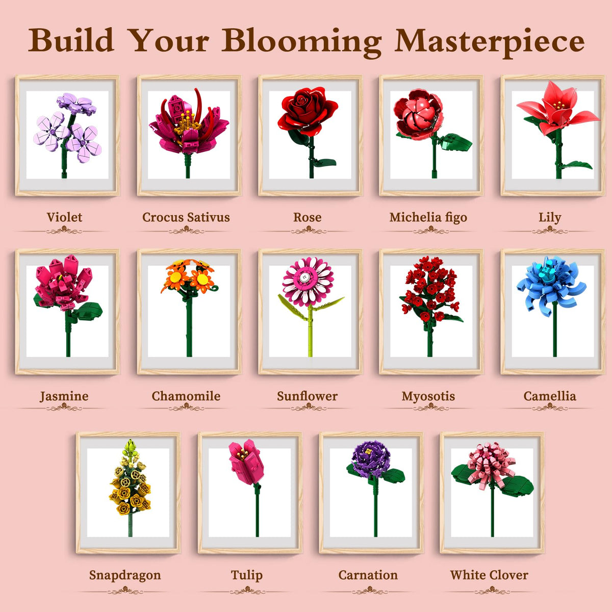 Rongmeiz Violet block set: fade-resistant colors stay bright in any room.