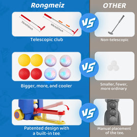 Rongmeiz three-club design mirrors real golf for accurate learning