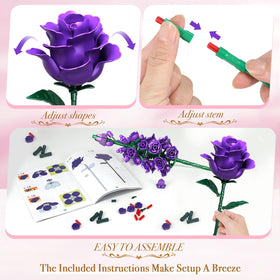 Rongmeiz large-flower-arrangement-decor enhances home or office spaces.