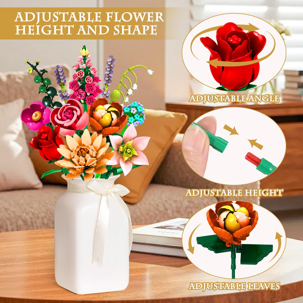 Rongmeiz safe durable ABS plastic ensures kid-friendly crafting and lasting decor