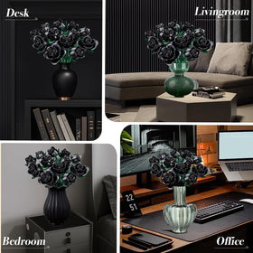 Rongmeiz vase not included for versatile display in any room.