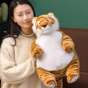 Ronivia large tiger stuffed toy, a cuddly, decorative gift.