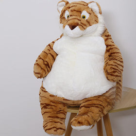 Ronivia soft tiger cuddle toy designed for imaginative play and hugs.