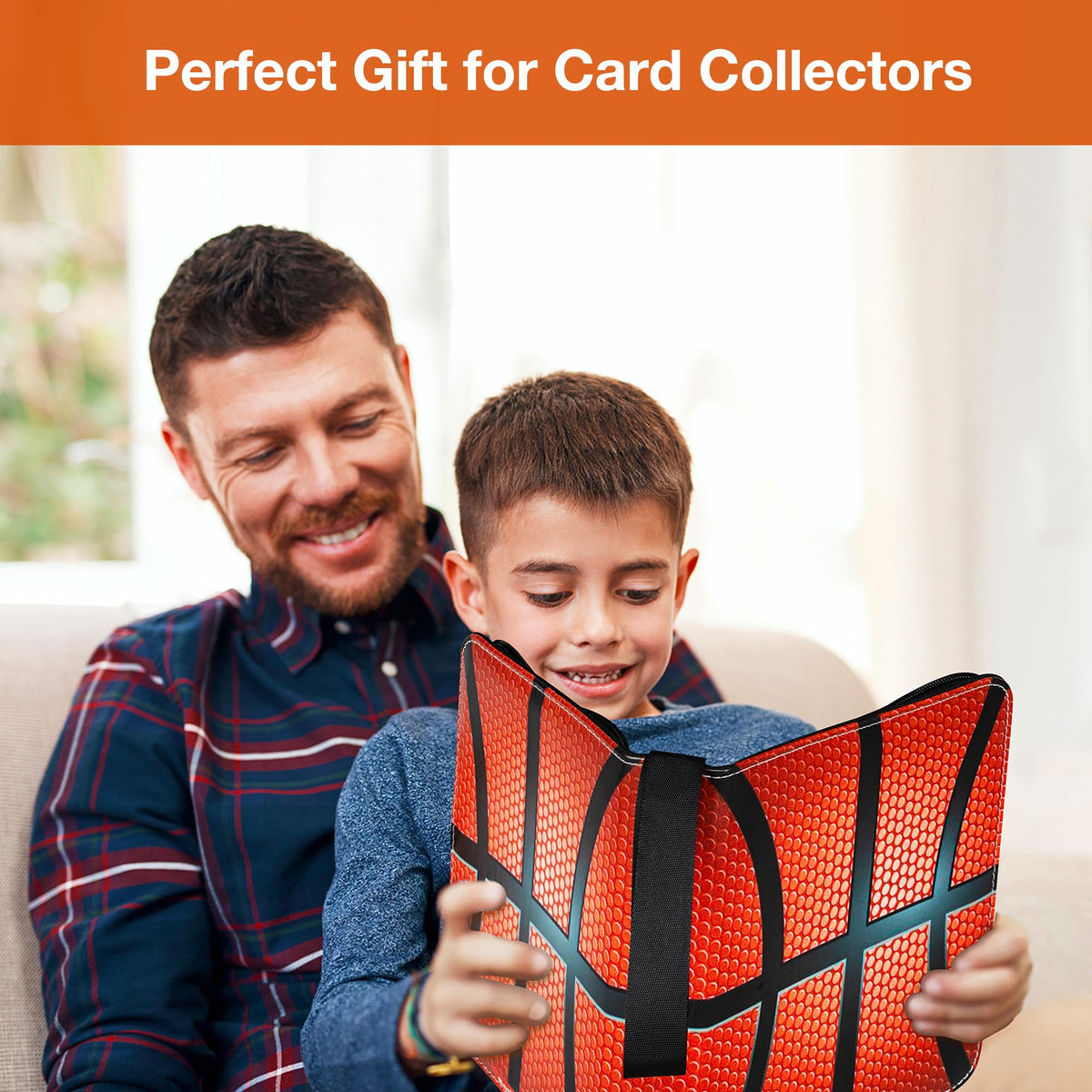 RONMONG smooth zipper protects cards from loss during transport.