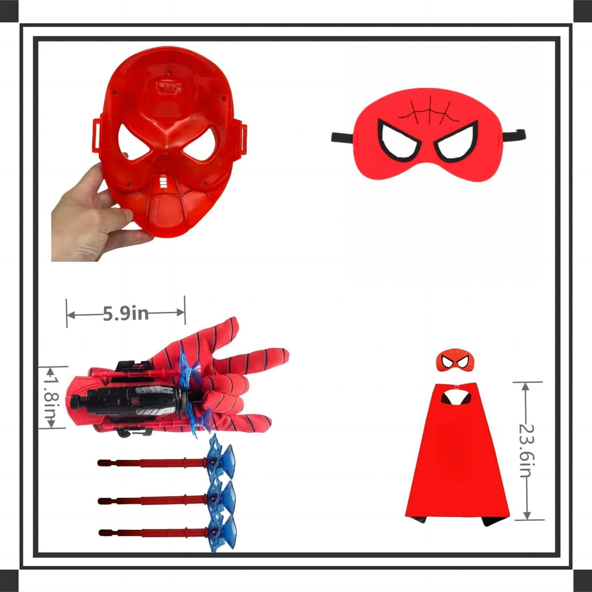 Ronolezety superhero kit boosts confidence during pretend missions