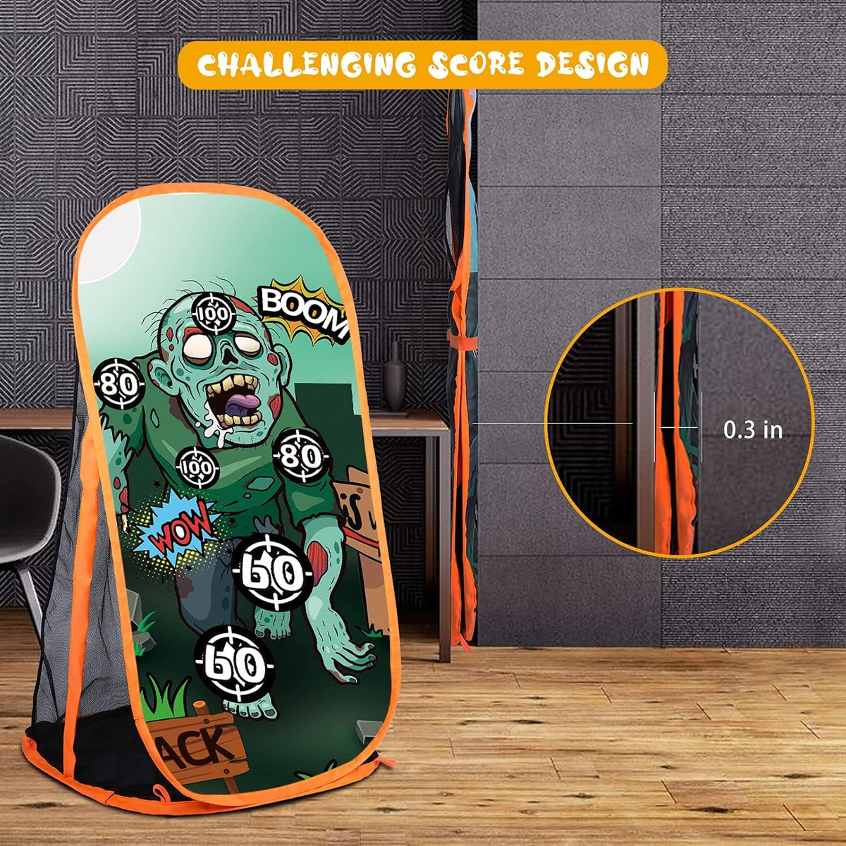 RONSTONE indoor-outdoor play setup ready for living rooms or yards