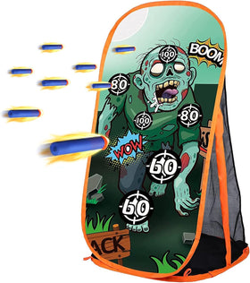 RONSTONE zombie shooting target stand for epic Nerf gun battles