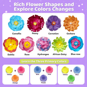 ROOCHKD finished color-changing paper flower bouquet for display and gifting.
