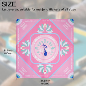 Roocn 31.5-inch square surface fits Mahjong and other games.