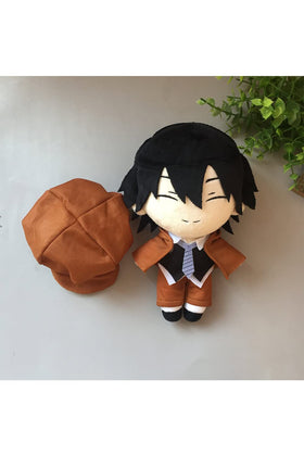 Roocnie BSD plush Ranpo doll close-up, soft PP cotton texture