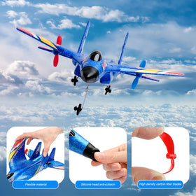 RoofWorld Gravity Gliders SU27 gyro stabilization aids steady flights for beginners