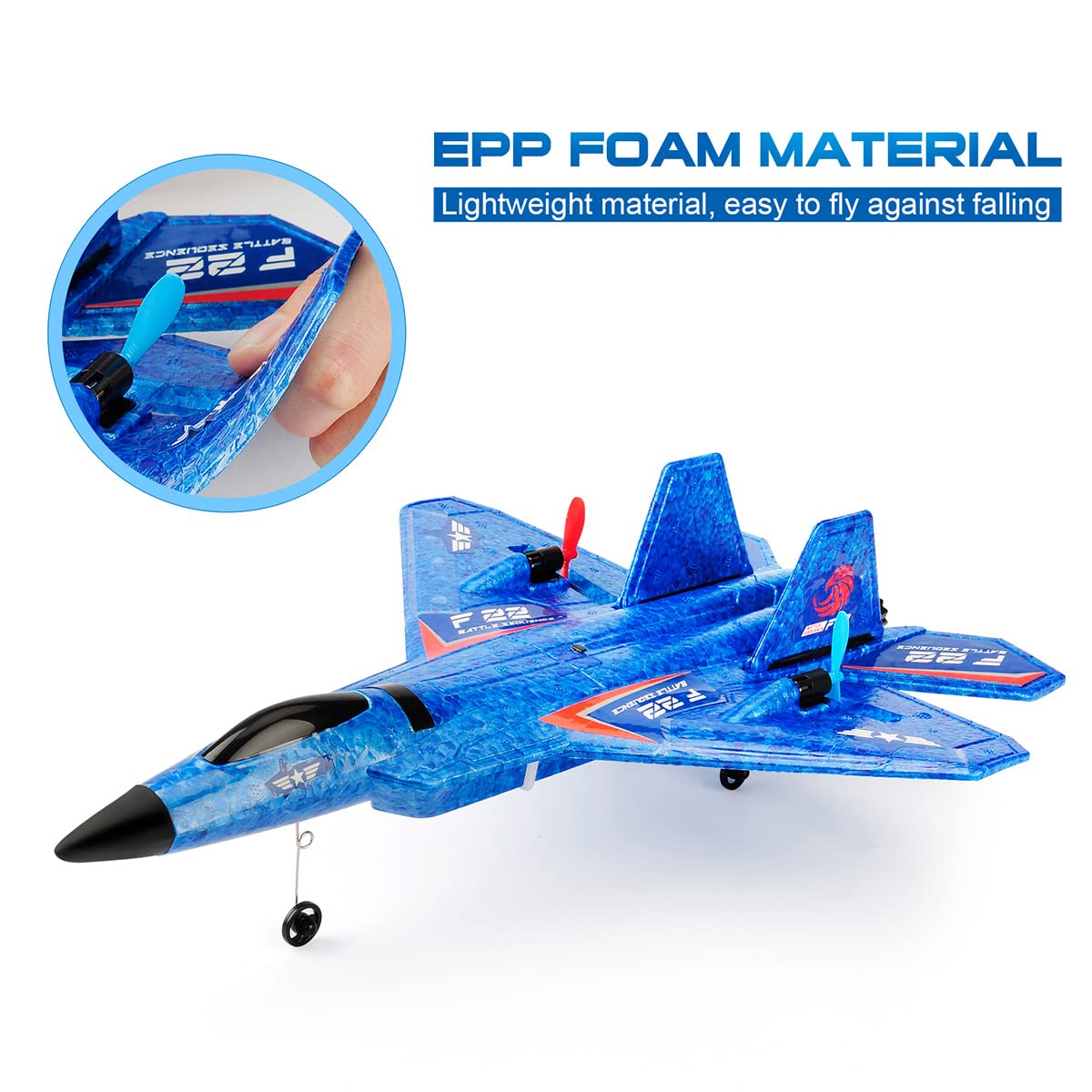 RoofWorld two 3.7V 250mAh batteries powering extended playtime