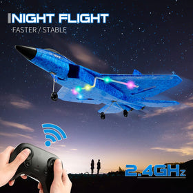 RoofWorld plane with gyro stabilization ensuring calm flights in park