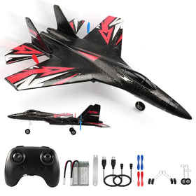 RoofWorld SU27 RC airplane body and wings with durable foam construction for easy handling.
