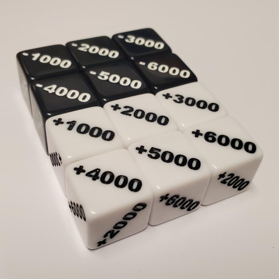 Rook Robot counter dice, 1000 positive face for tracking power
