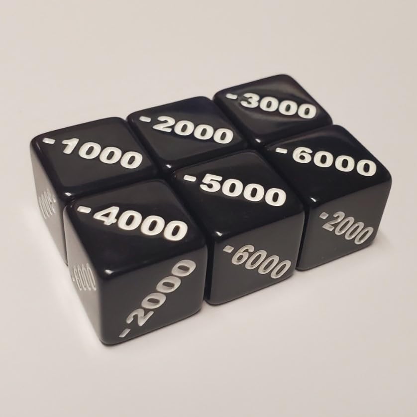 Rook Robot counter dice, 3000 positive face for quick state reads