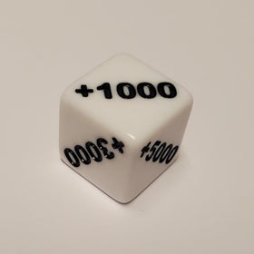 Rook Robot counter dice, 4000 positive face for board clarity