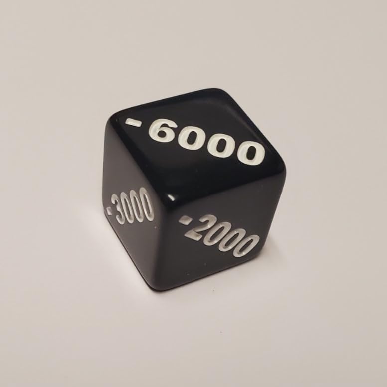 Rook Robot dice in use on tabletop for One Piece TCG
